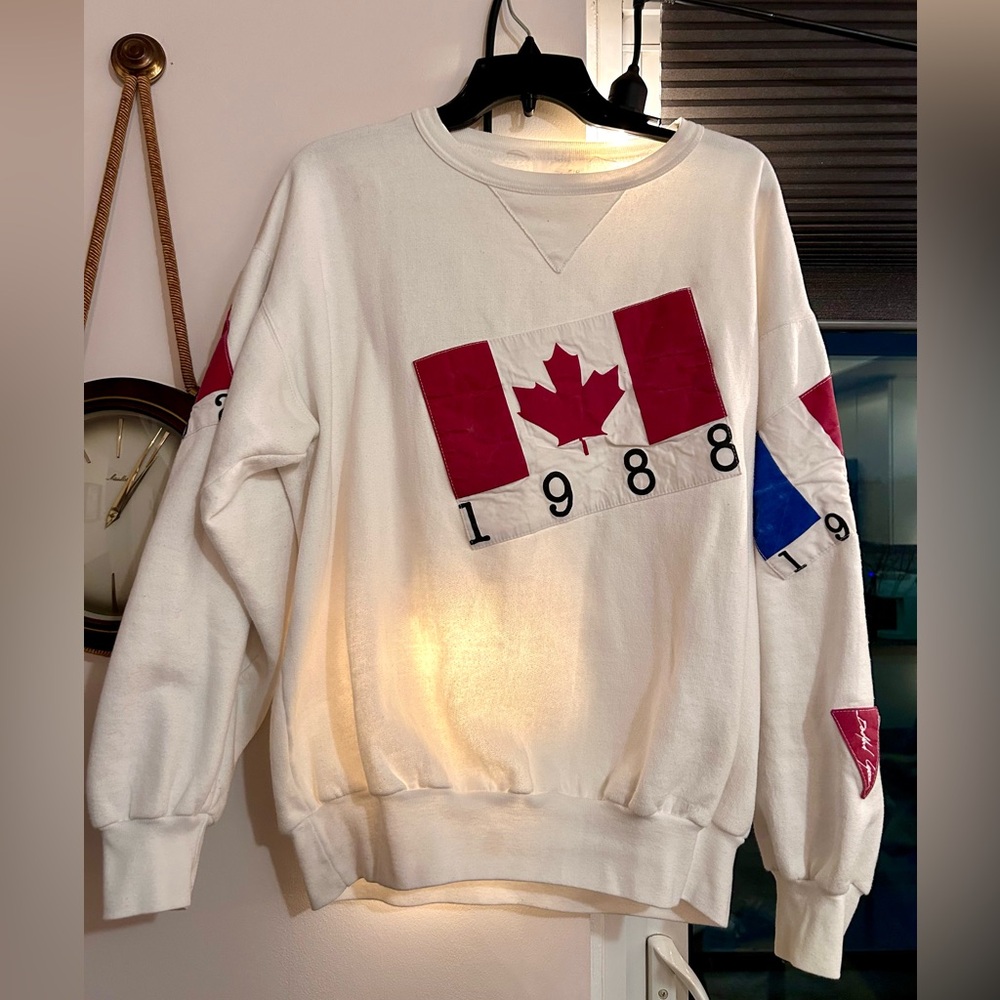 Vintage Olympic Flag Sweatshirt